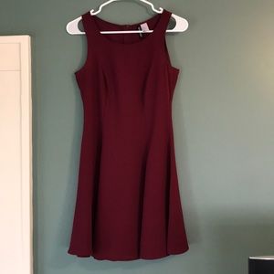 Maroon H&M Divided Dress